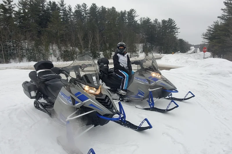 SNOWMOBILING IN MUSKOKA